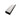 Alu profil 8 sort med opal cover - 2,5 m - 1