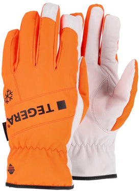 Tegera 288 Læderhandske orange str 10 - 1