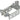 Han hængslet ramme plus f. 3 moduler A-C 9140100361 - 1