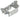 Han hængslet ramme plus f. 3 moduler A-C 9140100361 - 1