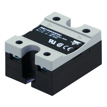 Solid state-relæ dc-switch 1pol 500VDC 10AAC panel 45x58x29 hockey puck 1-faset regulering styrespænding 4-32VDC - 1