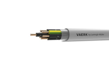 Installationskabel med gul/grøn leder 7G1,5 R100 DCA - 1