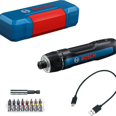 Blå Bosch 3,6V 8XTB Lader case Skruetrækker - 1