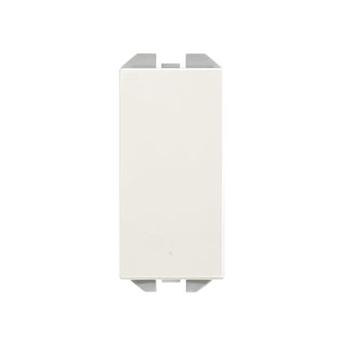 Simon 270 smal 1-polet afbryder 10A mat hvid - 1