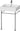 Duravit Vero metalkonsol 525x700mm krom - 1