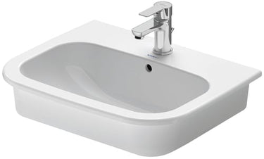 Duravit D-Code håndvask t/indbyg hvid højglans 545mm - 1