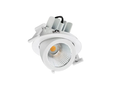 Philips LuxSpace Accent Downlight uden sensor RS772B 2700lm/830 Ø125 24° Hvid Kipbar Interact Ready - 1