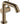 hansgrohe Tecturis S 1-grebs håndvaskarmatur 130mm tud t/hv u/bv børstet bronze - 2