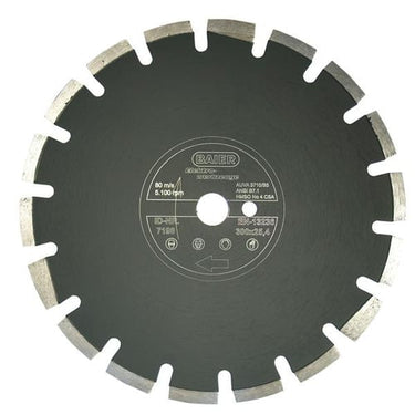 Diamantskive Asfalt Ø300x25,4mm - 1