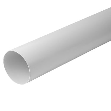 Plastrør ø125 1000 mm - 1