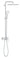 GROHE Tempesta 250 cube etgrebsbatteri 1/2 t/br m/hoved/håndbr forkr - 1