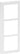 LK FUGA SOFT designramme 3 modul lodret hvid - 1