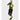 Snickers Hi-Vis letvatteret jakke kl. 2 str M gul/sort - 2