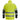 Snickers Hi-Vis letvatteret jakke kl. 2 str 3XL gul/sort - 3