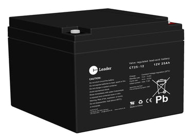 Bly batteri 12V-25 Ah T12  CT25-12 - 1