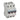 TX³ MCB automatsikring B6 3pol 3M 10000/10KA - 1