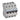 TX³ MCB automatsikring B40 3pol+nul 4M 10000/10KA - 1