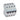 TX³ MCB automatsikring B6 4pol 4M 10000/10KA - 1