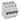 TX³ MCB automatsikring C20 3pol+nul 4M 10000/10KA - 1