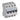 TX³ MCB automatsikring C6 4pol 4M 6000/6KA - 1