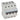 TX³ MCB automatsikring B63 4pol 4M 6000/6KA - 1