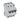 TX³ MCB automatsikring D10 3pol 3M 6000A - 1