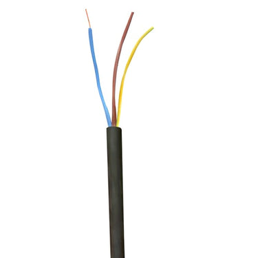 Plastkappeledning H03 VV-F 3G0,75 Sort R100 - 1