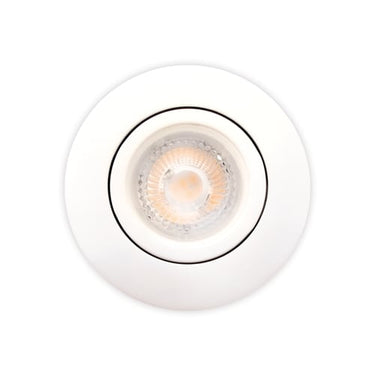 Luna Quick install 2.0 Downlight ISO GU10 Mat Hvid 3000K 385lm 5W Indendørs/udendørs Dæmpbar IP44 - 1