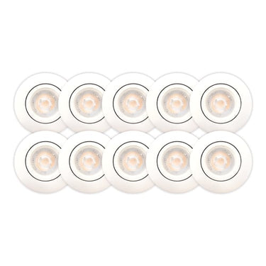 Luna Quick install downlight 385lm 5W 3000K 230V Hvid 10 pak - 1