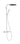 hansgrohe Pulsify S Puro termostatbatteri kunststof/metal ø260mm/1,6m sl m/hovedbr.arr mat hvid - 1
