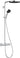 hansgrohe Pulsify S Puro Showerpipe 260 1jet EcoSmart m/Ecostat Fine og håndbruser 3jet forkr - 1