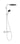 hansgrohe Pulsify S Puro termostatbatteri kunststof/metal ø260mm/1,6m sl m/hovedbr.arr mat hvid - 1