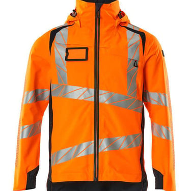 Mascot Skaljakke 19001 Hi-Vis orange/mørk marine str 4XL - 1