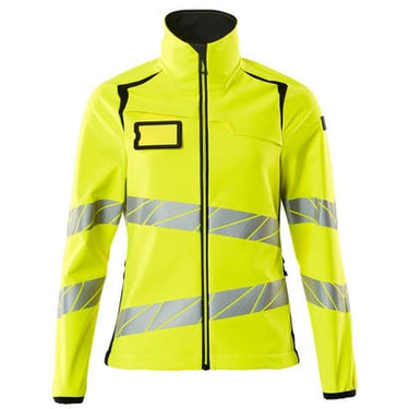 Mascot Softshell jakke 19012 Hi-Vis gul/sort str XS - 1