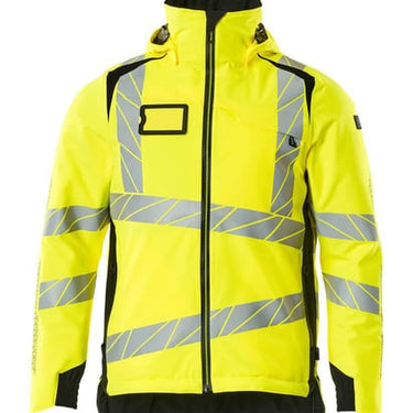 Mascot Vinterjakke 19035 Hi-Vis gul/sort str 4XL - 1