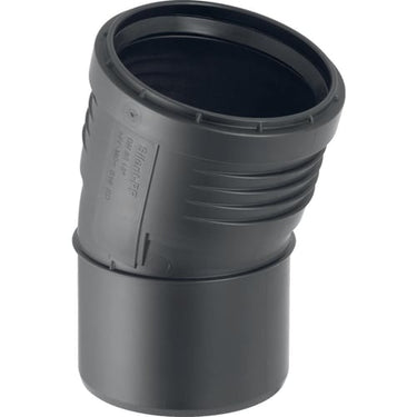 Geberit Silent PP bøjning 15° 75mm - 1