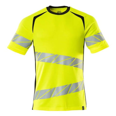 Mascot T-shirt 19082 Hi-Vis gul/sort str 4XLONE - 1