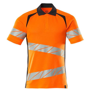 Mascot Poloshirt 19083 Hi-Vis orange/mørk marine str L ONE - 1