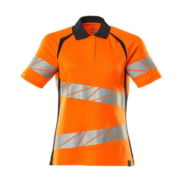 Mascot Poloshirt 19093 Hi-Vis orange/mørk marine str M ONE - 1