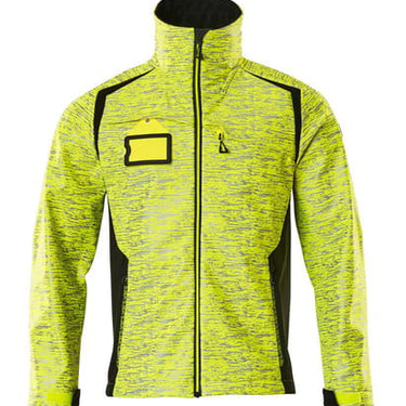 Mascot Softshell jakke 19202 Hi-Vis gul/sort str 4XL - 1