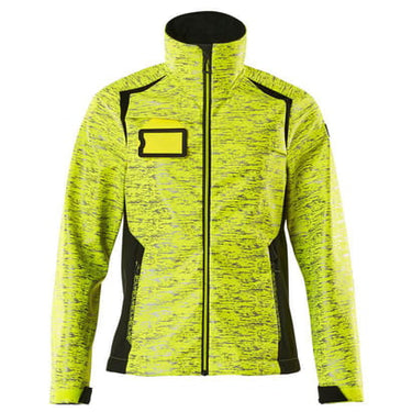 Mascot Softshell jakke 19212 Hi-Vis gul/sort str L - 1