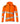 Mascot Hættetrøje med lynlås 19284 Hi-Vis orange/mørk marine str M - 1