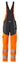 Mascot Overall med knælommer 19569 Hi-Vis orange/mørk marine str 76C46 - 3