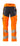 Mascot Bukser med knælommer 19579 Hi-Vis orange/mørk marine str 82C47 - 3