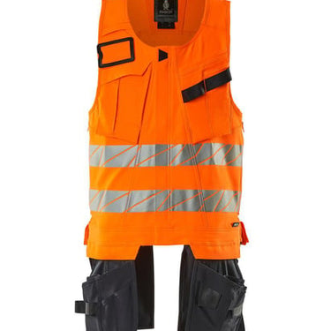 Mascot Værktøjsvest 19589 Hi-Vis orange/mørk marine str L - 1