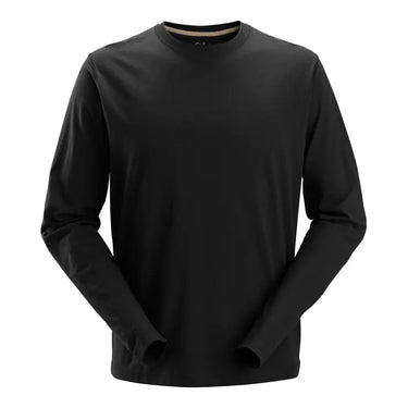 Snickers langærmet T-shirt 2496 sort str M - 1