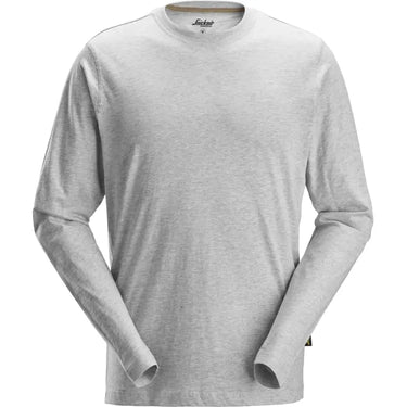 Snickers langærmet T-shirt 2496 lys gråmeleret str S - 1