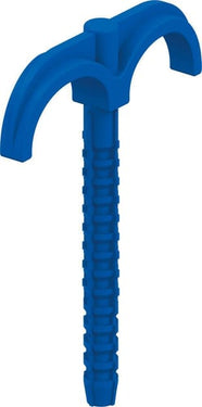 Uponor rørhage dobbelt 90mm blå PP - 1