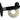 Roth QuickBox tilslutningsvinkel 1/2"x10mm m/afspærring sort - 1