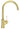 Damixa tradition etgrebsbatteri 204mm tud t/kv poleret messing/hvid - 1